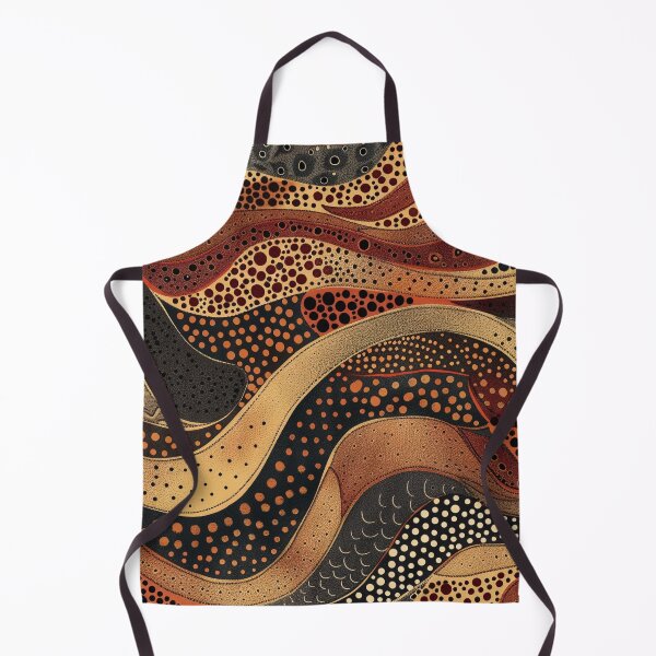 Item preview, Australian Aboriginal dot art snake pattern design designed and sold by anins-azuree.