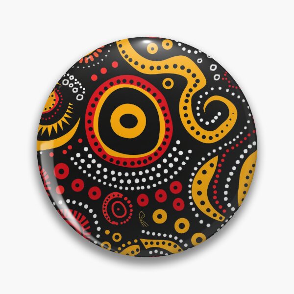 Item preview, Australian Aboriginal dot art pattern design designed and sold by anins-azuree.