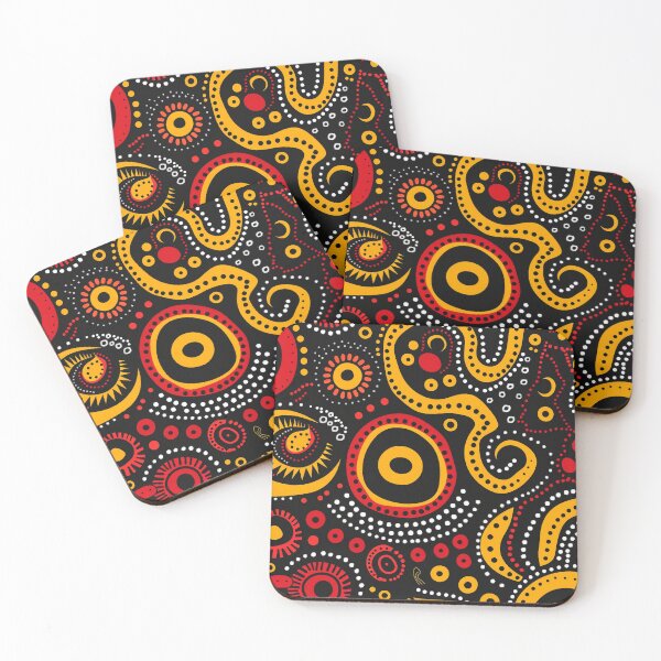 Item preview, Australian Aboriginal dot art pattern design designed and sold by anins-azuree.