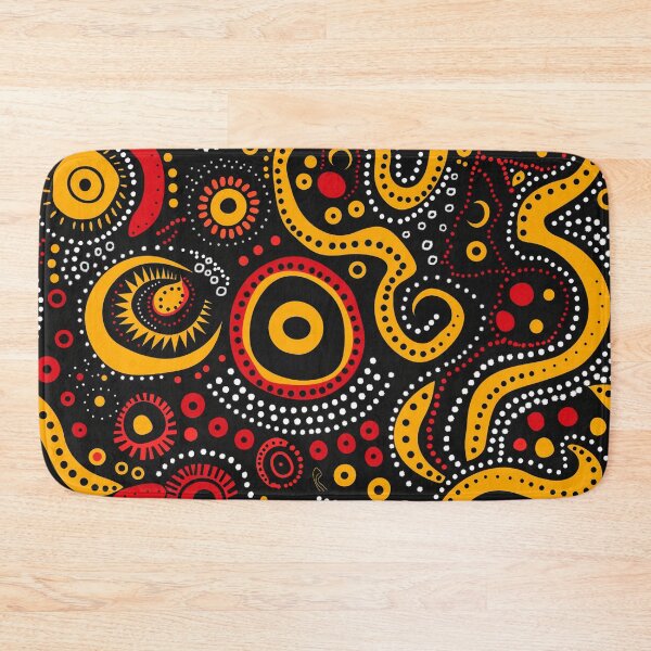 Item preview, Australian Aboriginal dot art pattern design designed and sold by anins-azuree.