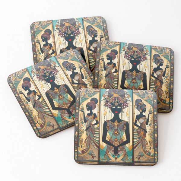 Item preview, Art Deco Muses designed and sold by ZenOfAIarts.