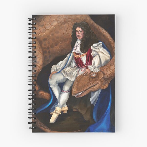 Item preview, Restoration rex - King Charles II with his Tyrannosaurous designed and sold by Avril E Jean.
