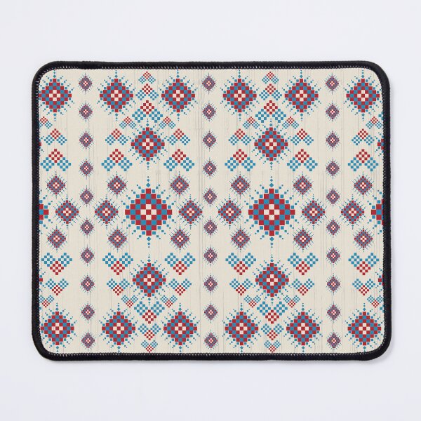 Item preview, Pixel art flower wallpaper oriental seamless pattern, Blue color style, ornament, Ethnic, Decor style. geometric ornament. Vector seamless pattern. designed and sold by Smht1928.