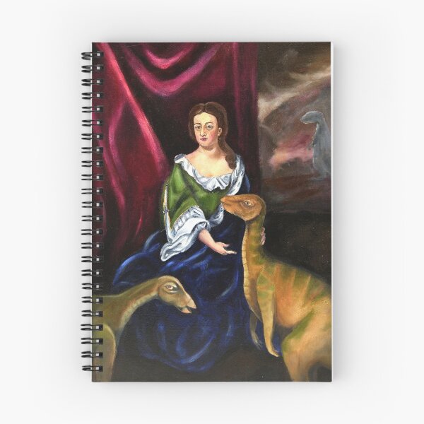 Item preview, Queen Anne Stuart beign maternal with Dinosaurs designed and sold by Avril E Jean.
