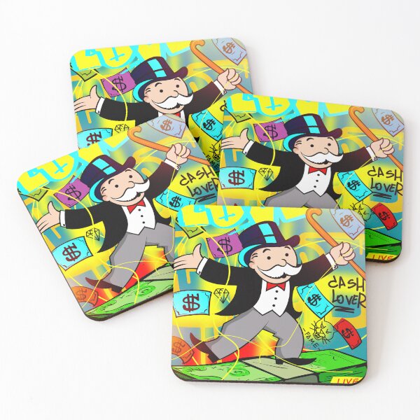 Item preview, Prosperity's Call - Monopoly Man Amid Dollars designed and sold by DonVivaldo.