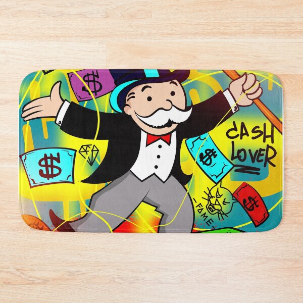 Item preview, Prosperity's Call - Monopoly Man Amid Dollars designed and sold by DonVivaldo.