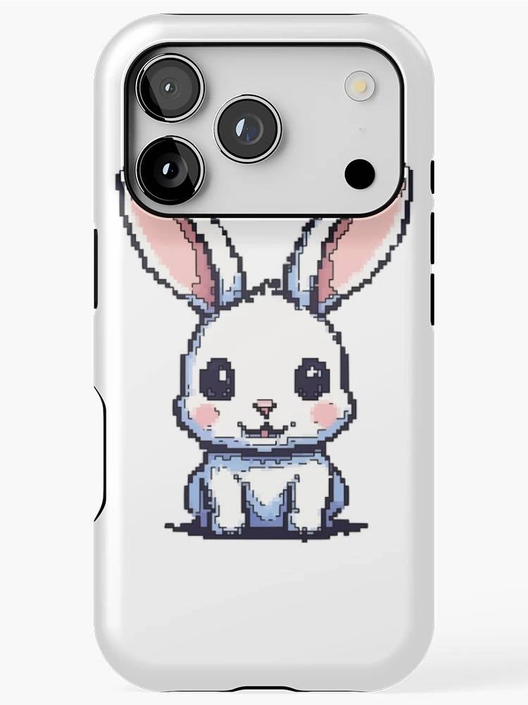 Thumbnail 1 of 4, iPhone Case, Pixel Rabbit designed and sold by NaturePixel.