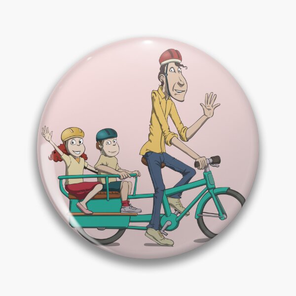 Item preview, Dad riding with the kids designed and sold by John Cooper.
