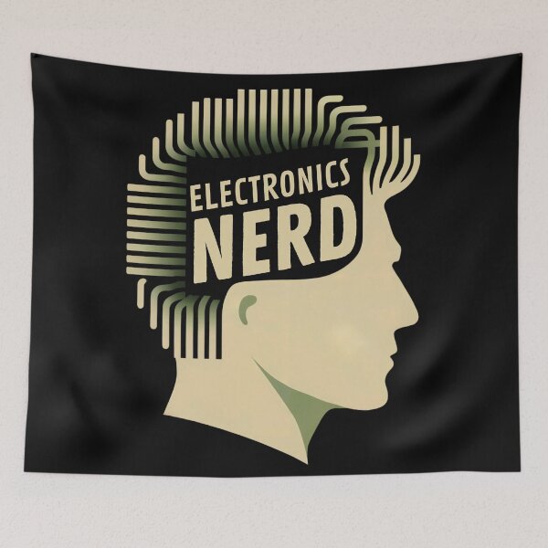 Item preview, Electronics Nerd designed and sold by Anniko Art Studio.