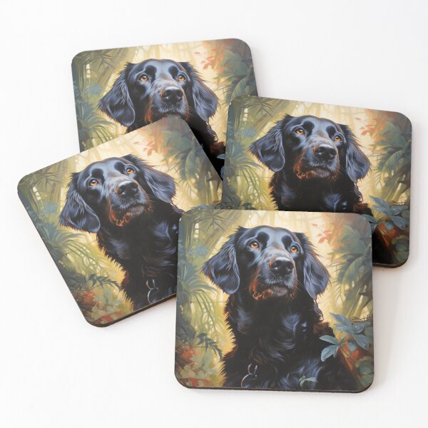 Item preview, Flat-coated Retriever designed and sold by PetsArt.
