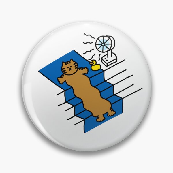 Artikelvorschau, eine schmelzende Katze und eine Ente entworfen und verkauft von superbaechoo.