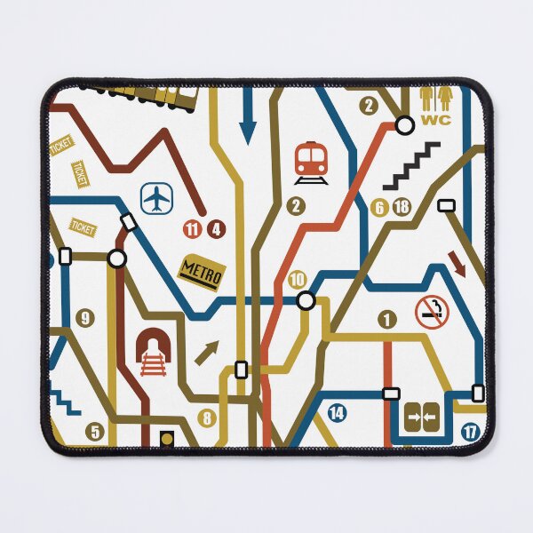 Item preview, Subway Map designed and sold by VintageStyle.