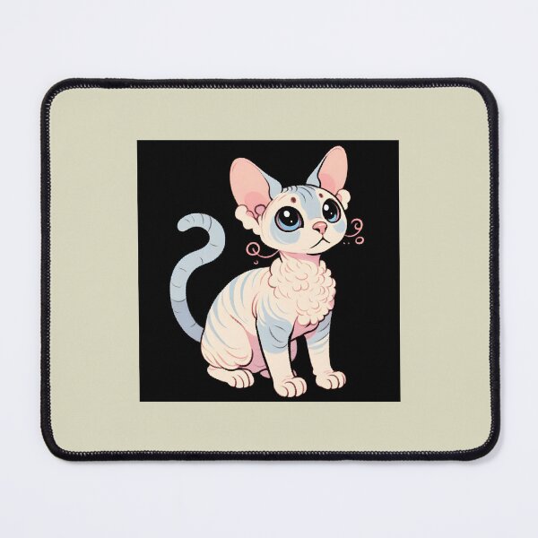 Item preview, Cute devon rex cat designed and sold by Anna Halasek.