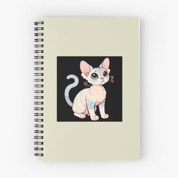 Item preview, Cute devon rex cat designed and sold by Anna Halasek.