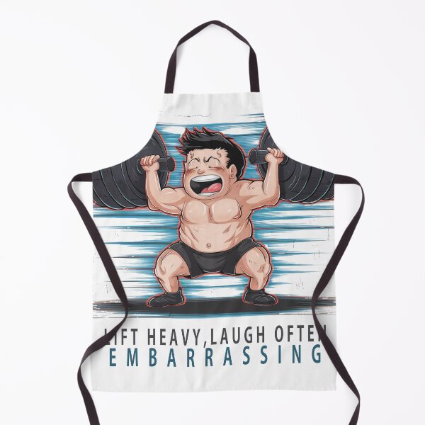 Item preview, Lift heavy, laugh often male gym embarrassing designed and sold by RAZ1995.