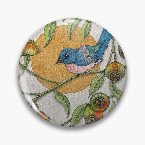 Item preview, Gum nut bird  designed and sold by AliMondoArt.