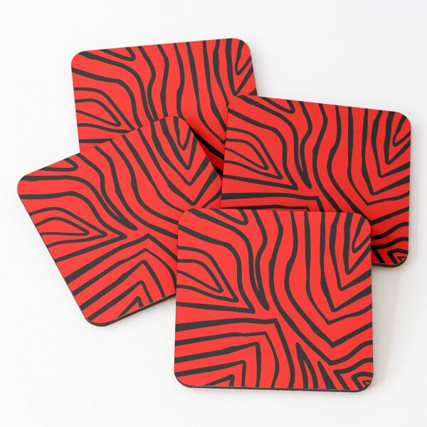 Artikelvorschau, Rotes Zebra, Streifen entworfen und verkauft von Sartoris Art.
