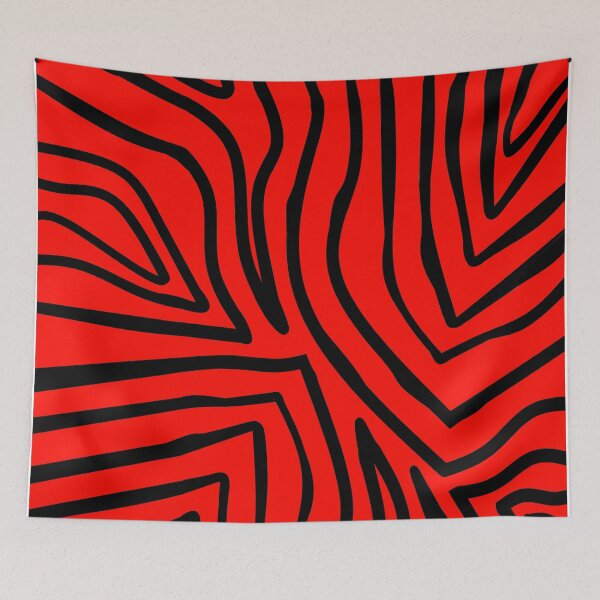 Item preview, Red Zebra Stripes designed and sold by Sartoris Art.
