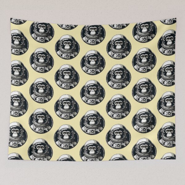 Item preview, Vintage Astronaut Monkey In Space for Astronaut Monkey Lover -  designed and sold by PurpleLoveStore.