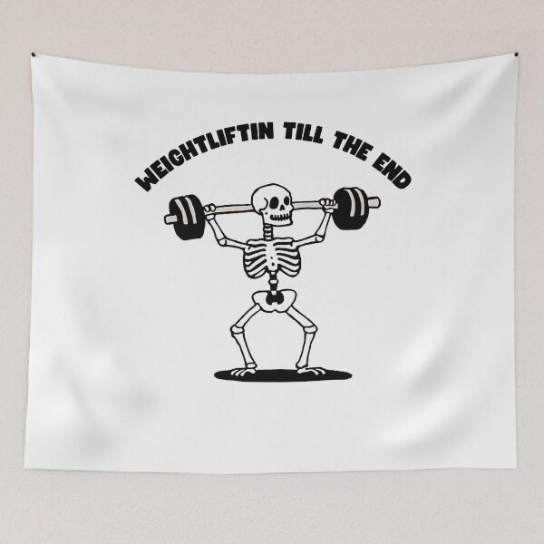 Item preview, Weightlifting until the end designed and sold by Amzg-Designs.