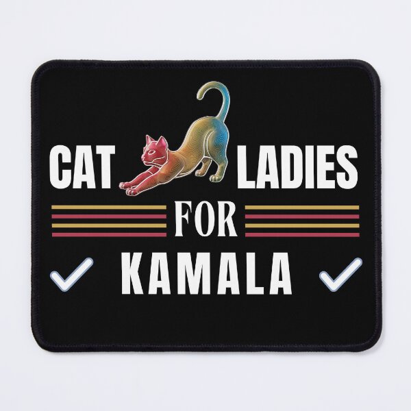 Item preview, Cat Ladies For Kamala Harris, American Election, October 2024  Dark Design designed and sold by Raise2Shine.