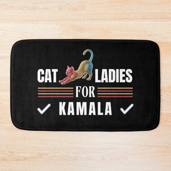 Item preview, Cat Ladies For Kamala Harris, American Election, October 2024  Dark Design designed and sold by Raise2Shine.