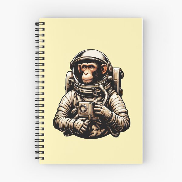 Item preview, Vintage Astronaut Monkey In Space for Astronaut Monkey Lover -  designed and sold by PurpleLoveStore.