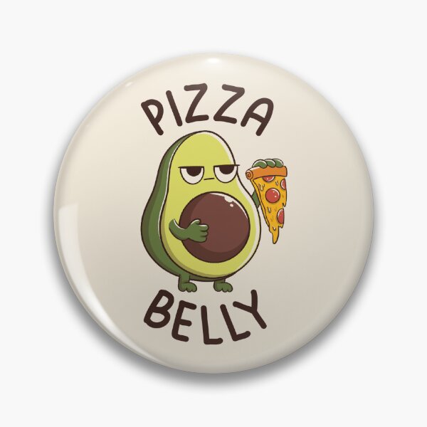 Artikelvorschau, Pizzabauch Lustige Avocado von Tobe Fonseca entworfen und verkauft von Tobe Fonseca®.