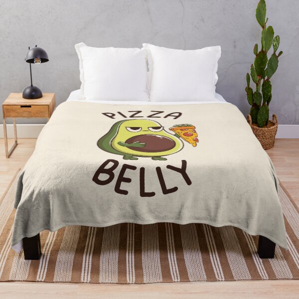 Item preview, Pizza Belly Funny Avocado by Tobe Fonseca designed and sold by Tobe Fonseca®.
