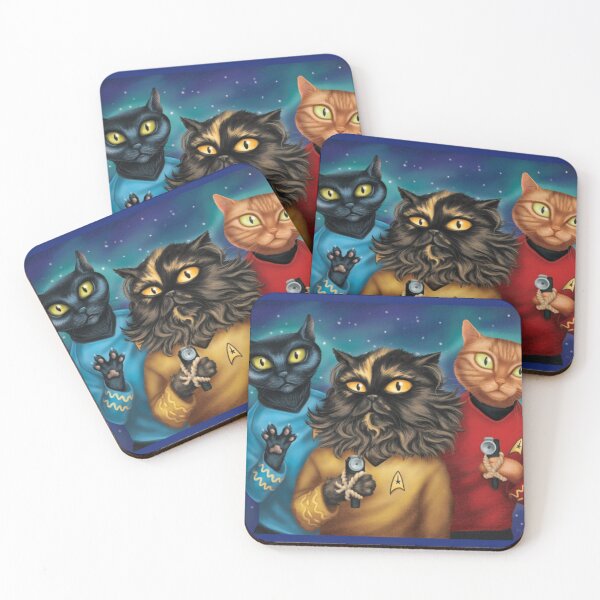 Item preview, Sci-fi Trio Cats designed and sold by geekypet.