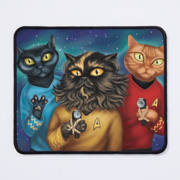 Item preview, Sci-fi Trio Cats designed and sold by geekypet.