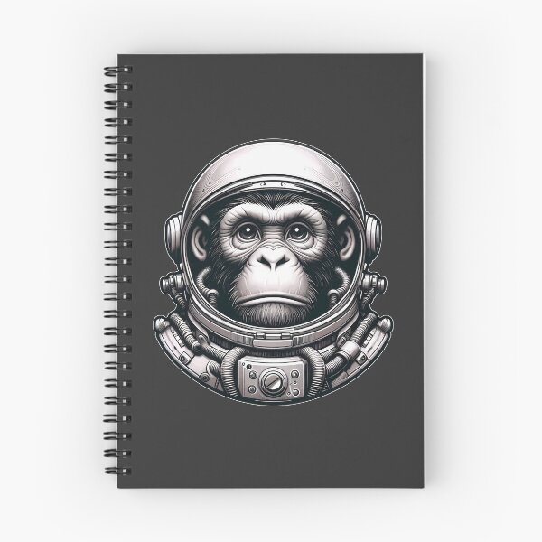 Item preview, Vintage Astronaut Monkey In Space for Astronaut Monkey Lover -  designed and sold by PurpleLoveStore.