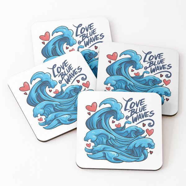 Item preview, Love Blue Waves No.2 designed and sold by Gentle40Winks.