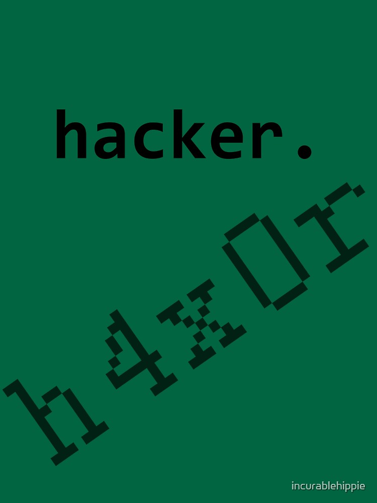 Hacker h4x0r by incurablehippie