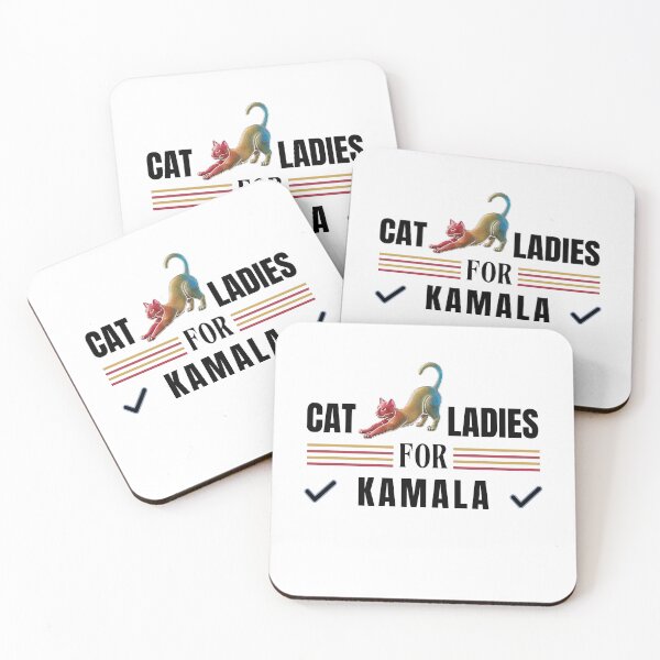 Item preview, Cat Ladies For Kamala Harris, American Election, October 2024 Light Design designed and sold by Raise2Shine.