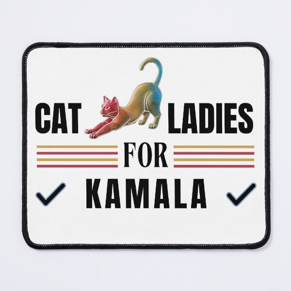Item preview, Cat Ladies For Kamala Harris, American Election, October 2024 Light Design designed and sold by Raise2Shine.