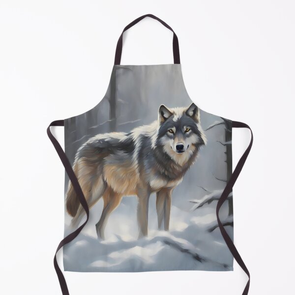 Item preview, Gray Wolf in Winter Forest designed and sold by CalmnessbyChoice.