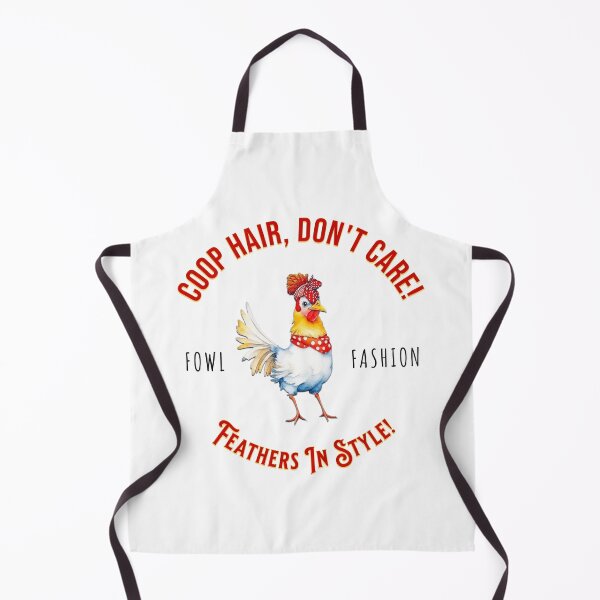 Item preview, Coop Hair Don't Care Fowl Fashion designed and sold by Debbie Schulte.