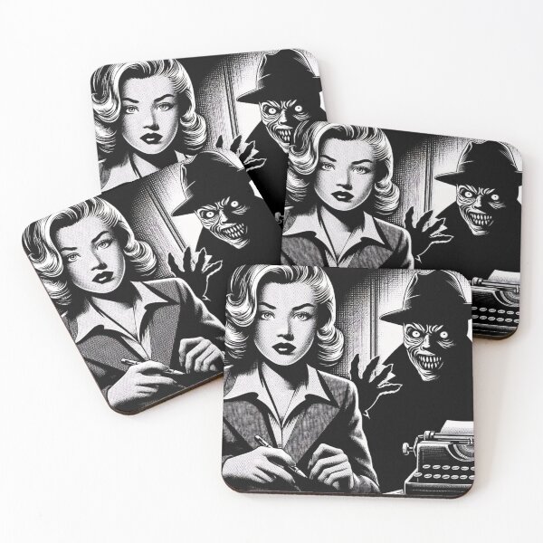 Item preview, Noir Suspense: The Typewriter’s Tale designed and sold by ZenOfAIarts.