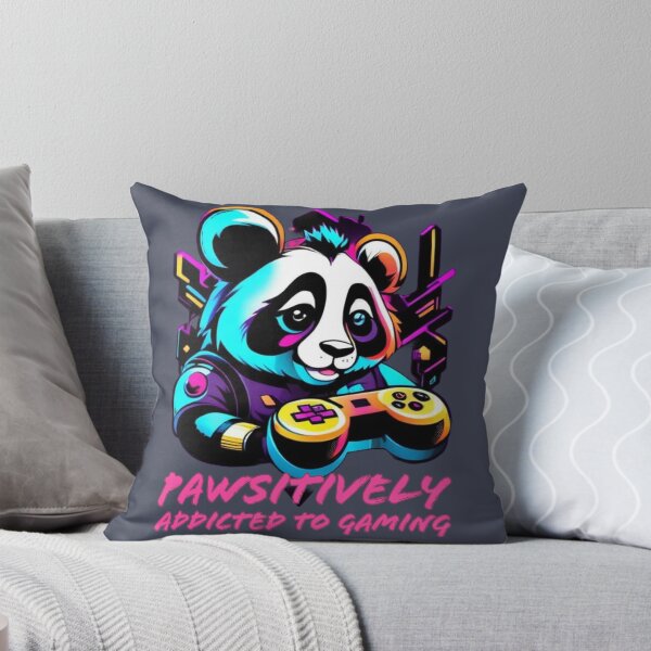 Item preview, Pawsitively Addicted To Gaming designed and sold by DesignPrePress.