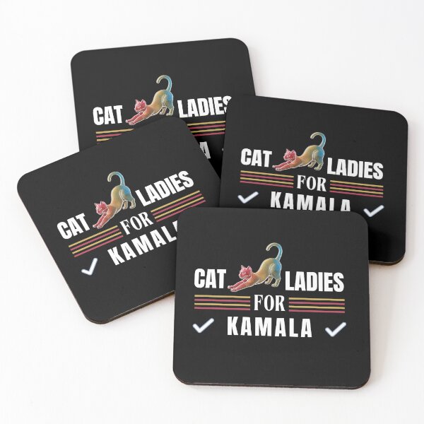 Item preview, Cat Ladies For Kamala Harris, American Election, October 2024  Dark Design designed and sold by Raise2Shine.