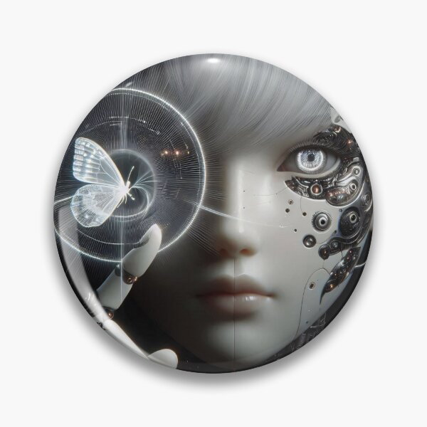 Item preview, Cyborg and butterfly designed and sold by Vibranta Studio.
