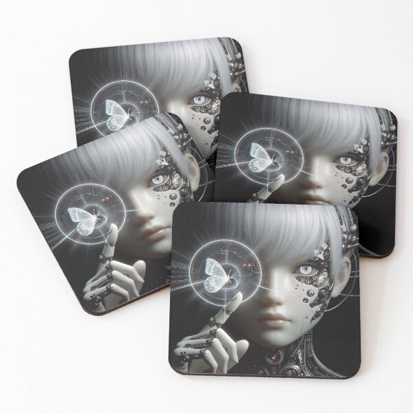 Item preview, Cyborg and butterfly designed and sold by Vibranta Studio.