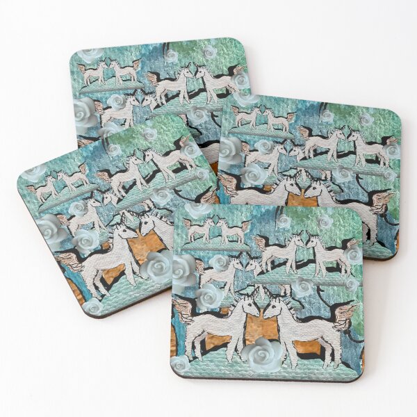 Item preview, Unicorns and roses  designed and sold by LynseysArtShop.
