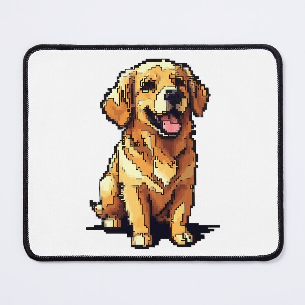 Item preview, Pixel Golden Retriever designed and sold by NaturePixel.