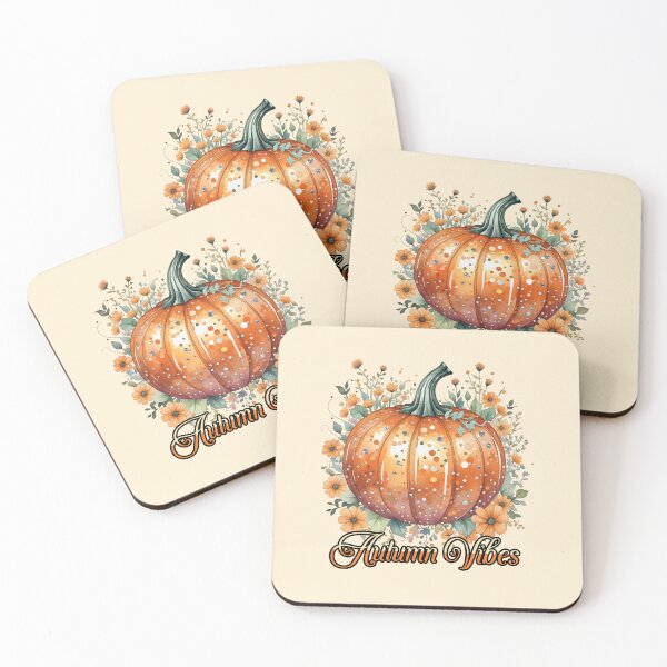Item preview, Watercolor Pumpkin Autumn Vibes designed and sold by HolidayBug.