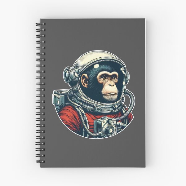 Item preview, Vintage Astronaut Monkey In Space for Astronaut Monkey Lover -  designed and sold by PurpleLoveStore.