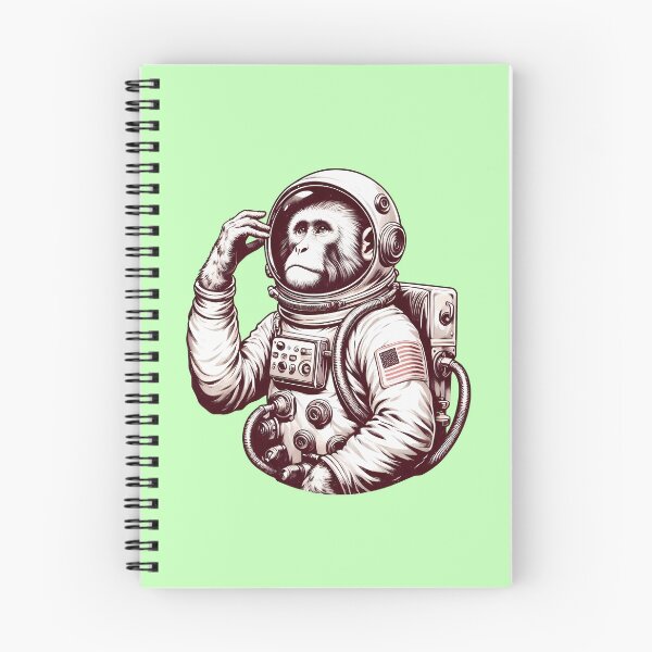 Item preview, Vintage Astronaut Monkey In Space for Astronaut Monkey Lover -  designed and sold by PurpleLoveStore.