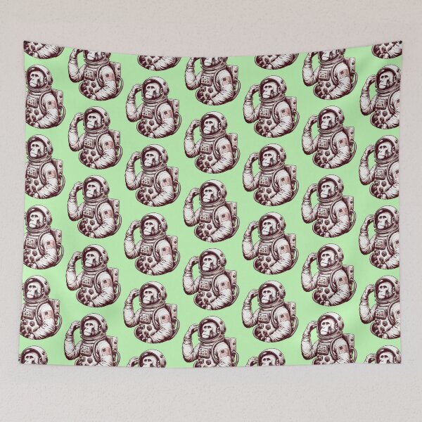 Item preview, Vintage Astronaut Monkey In Space for Astronaut Monkey Lover -  designed and sold by PurpleLoveStore.