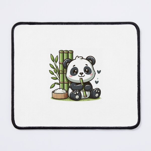 Item preview, Cute Panda Eating Bamboo and Rice designed and sold by Brzdacu.